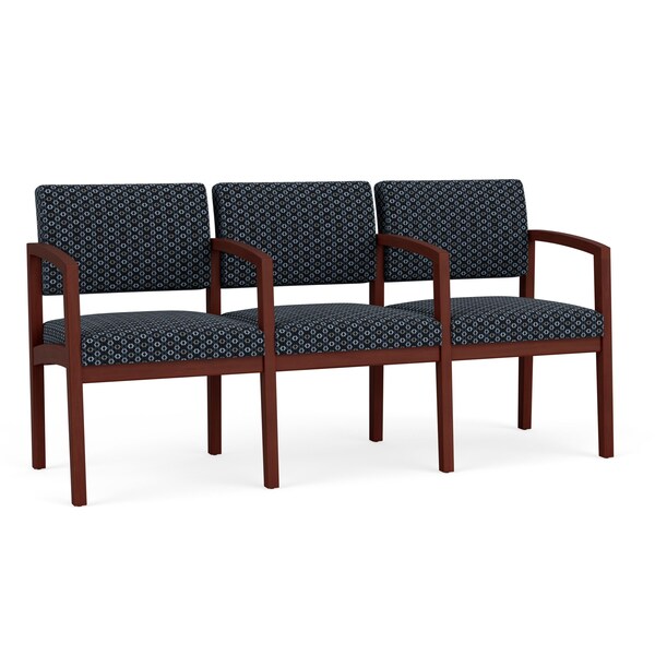 Lesro Lenox 3 Seat Tandem Seating W/ Arms, 65 in W 26 in L 31.5 in H LW3103 - main
